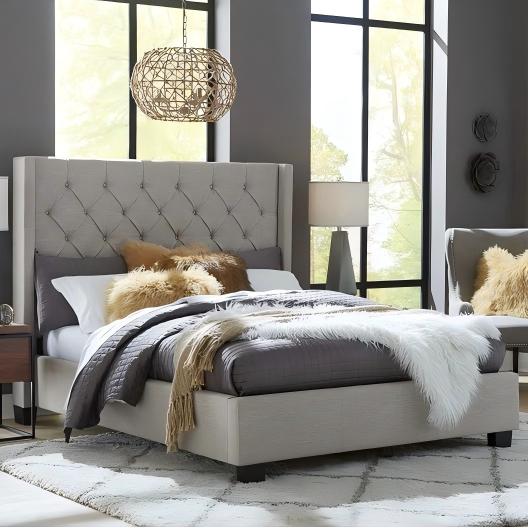 Veronia Upholstered Platform Bed