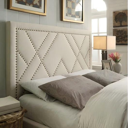 Vian Nailhead Upholstered Headboard