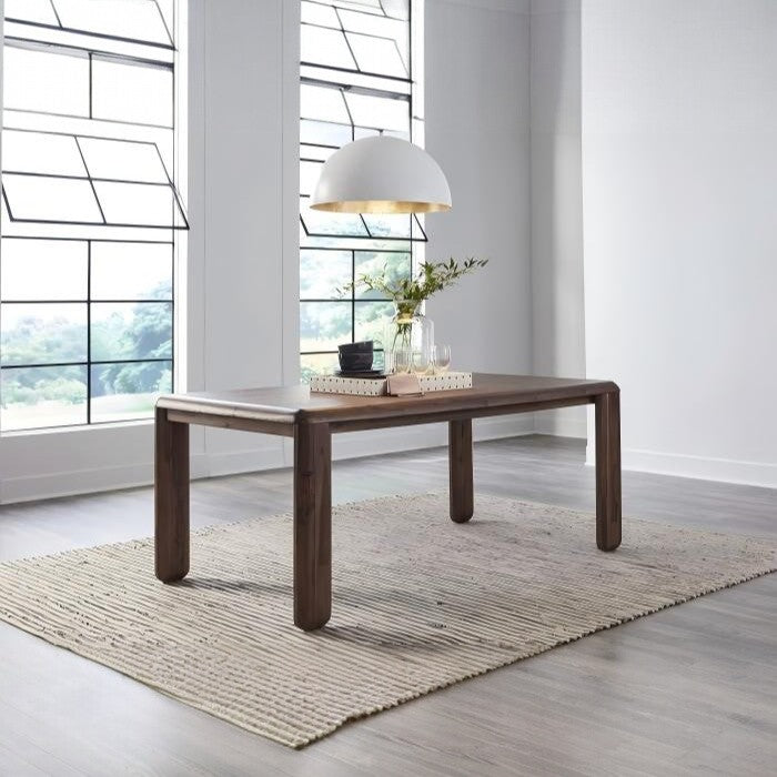 Xolany Wood Leg Dining Table