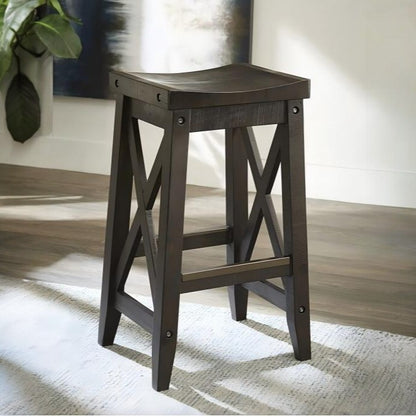 Yosenite Solid Wood Bar Stool