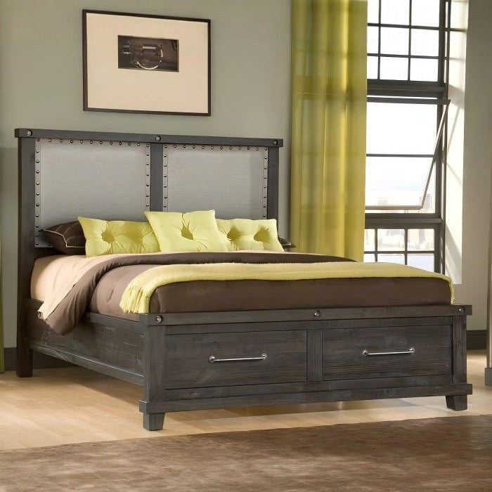 Yosenite Upholstered Footboard Storage Bed