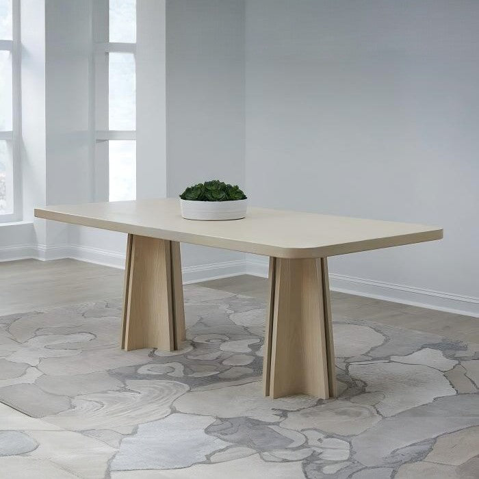 Zinian Double Pedestal Dining Table