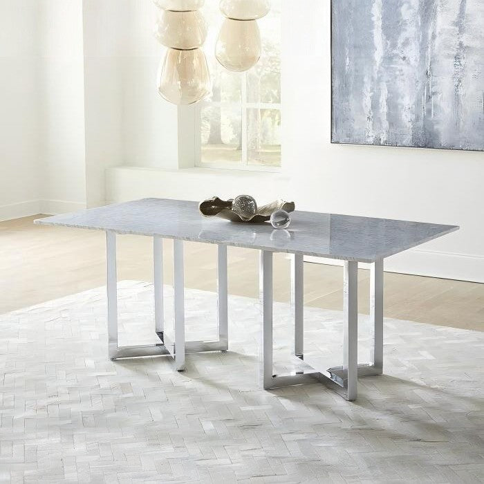 Amalio Rectangular Marble Dining Table
