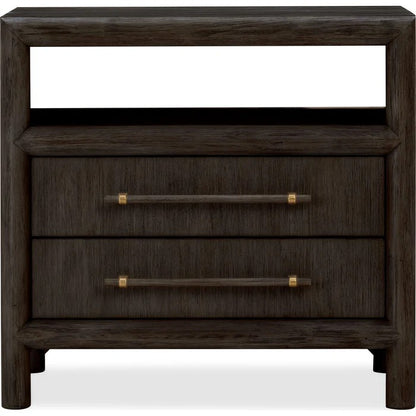 Dorset Two Drawer USB-charging Nightstand