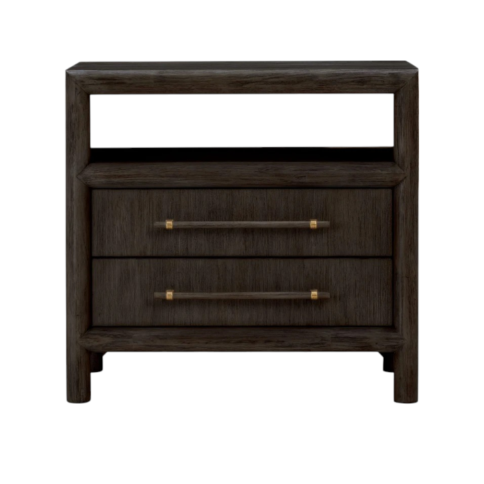 Dorset Two Drawer USB-charging Nightstand