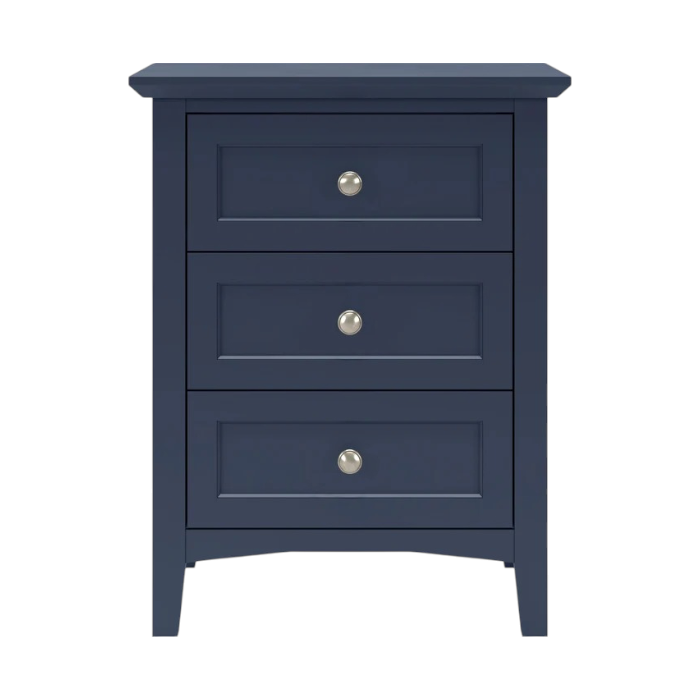 Graciela Three Drawer Nightstand