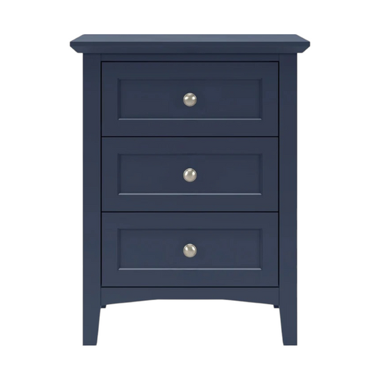 Graciela Three Drawer Nightstand