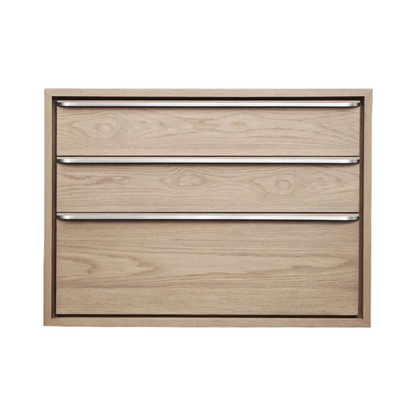 Ondine Three Drawer USB-charging Nightstand