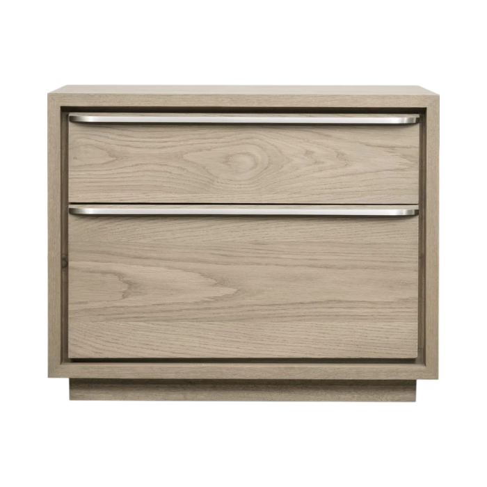 Ondine Two Drawer USB-charging Nightstand