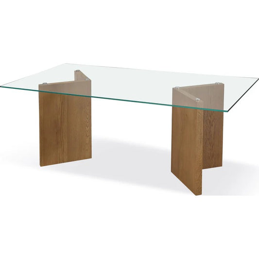 Ondine Glass Top Dining Table