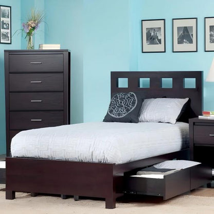Rivan Wood Storage Bed