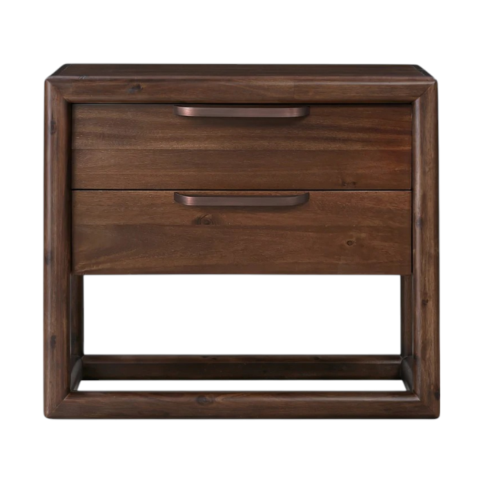 Sola Two Drawer USB-Charging Nightstand