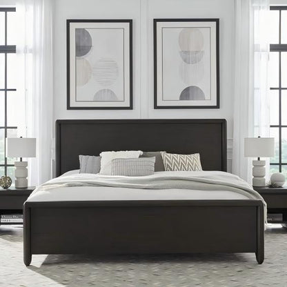 Xolany Acacia Wood Platform Bed