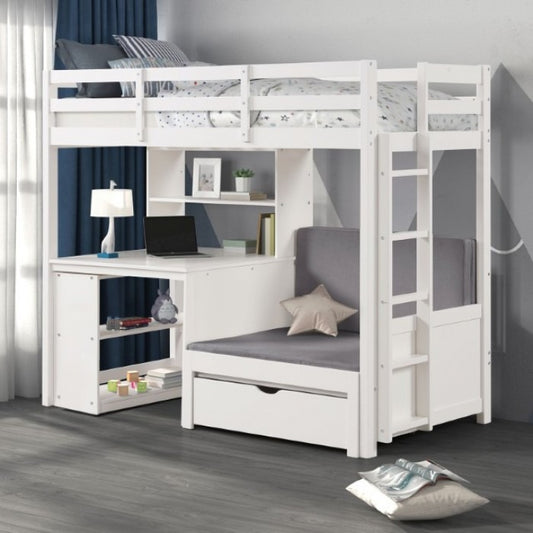 Matheo Twin/Twin Loft Bunk Bed