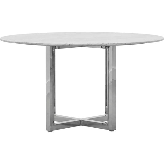 Amalio Round Marble Dining Table