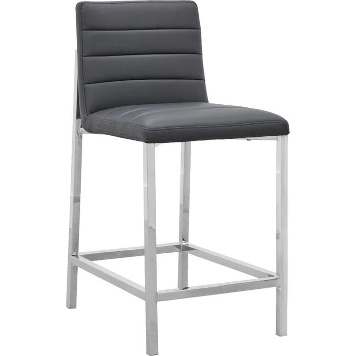 Amalio Metal Back Bar Stool