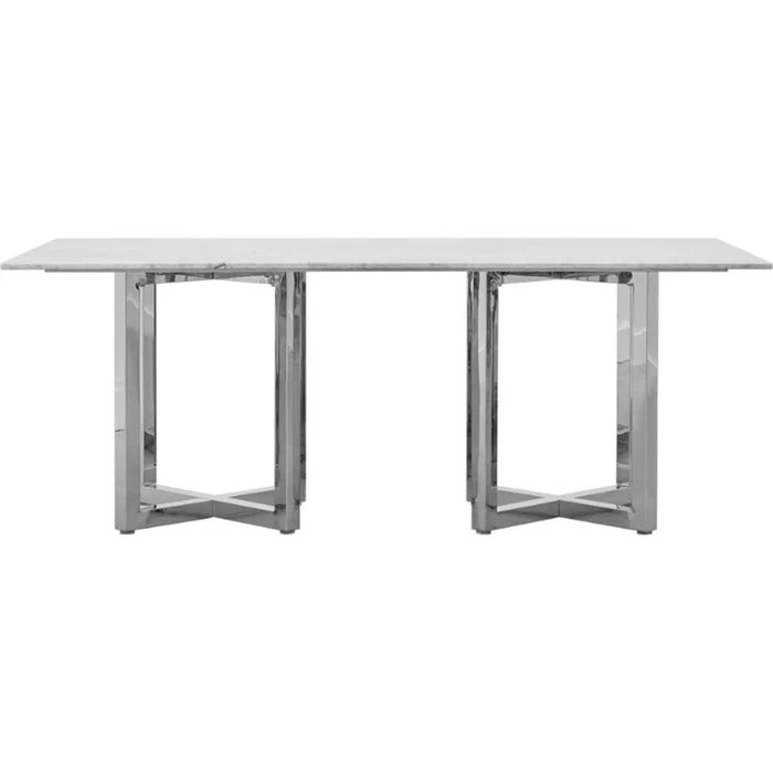 Amalio Rectangular Marble Dining Table