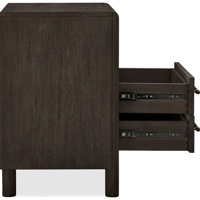 Dorset Two Drawer USB-charging Nightstand