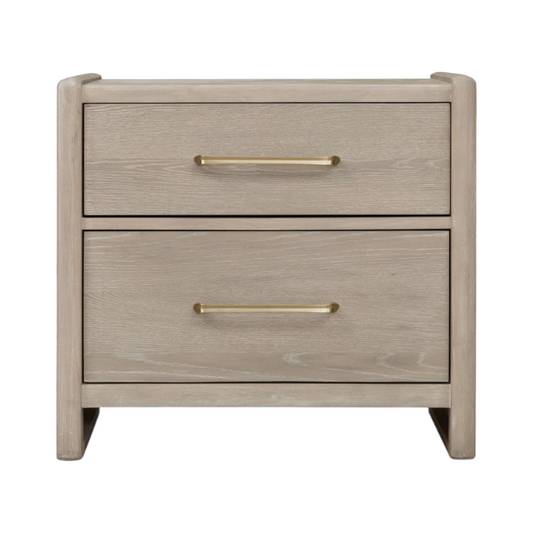Gardena Two Drawer Nightstand