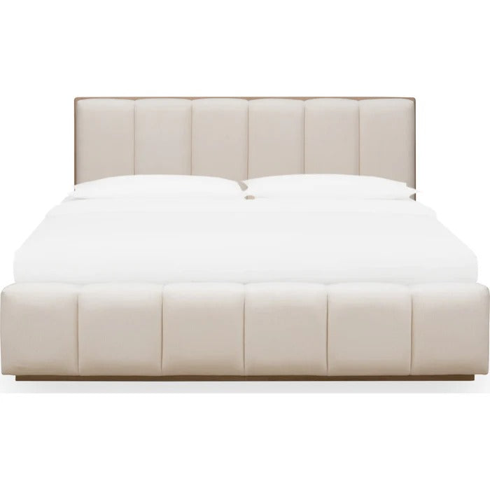 Gardena Wood Frame Upholstered Platform Bed