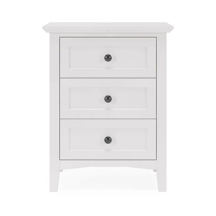 Graciela Three Drawer Nightstand