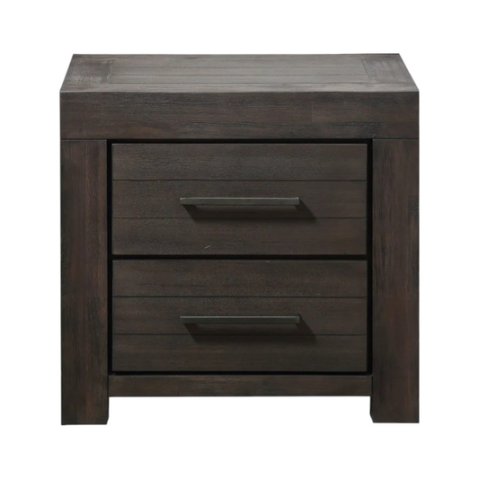 Heathton Two Drawer Nightstand