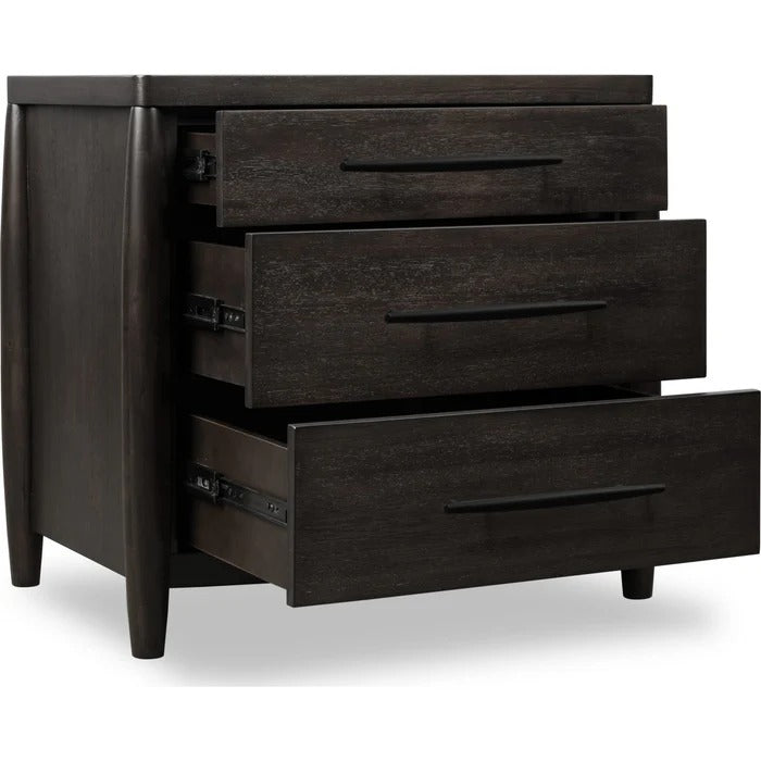 Kokan Three Drawer Nightstand
