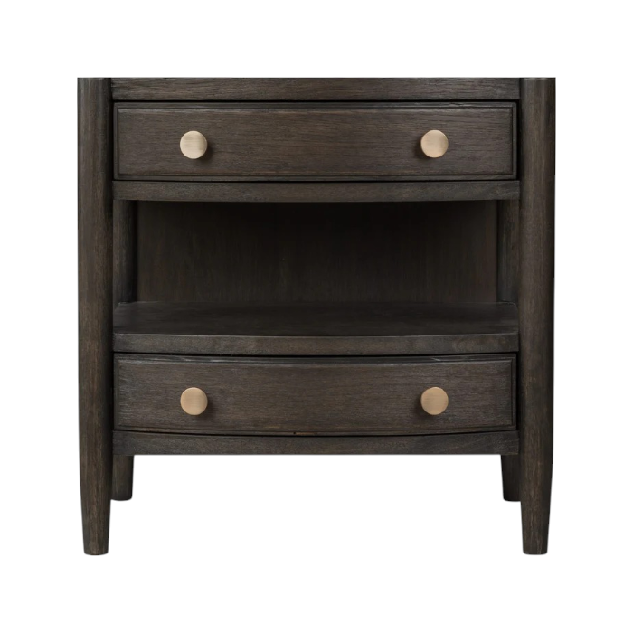 Rockford Two Drawer One Shelf Nightstand
