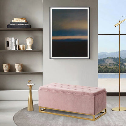 Kadiri Velvet Storage Bench - Futu With . . .