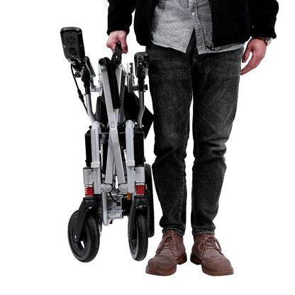 Lightweight Foldable Power Wheelchair with 2 Batteries