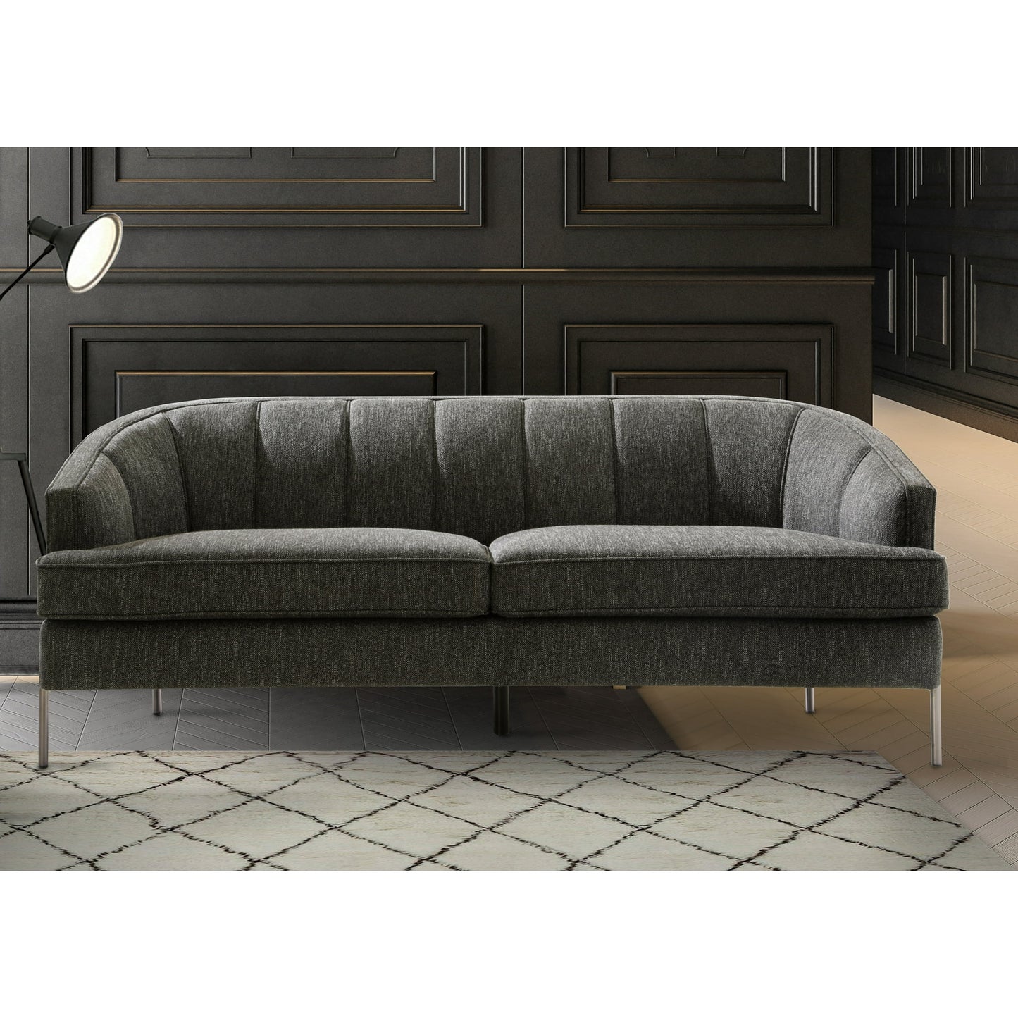 Philo Linen-Textured Sofa