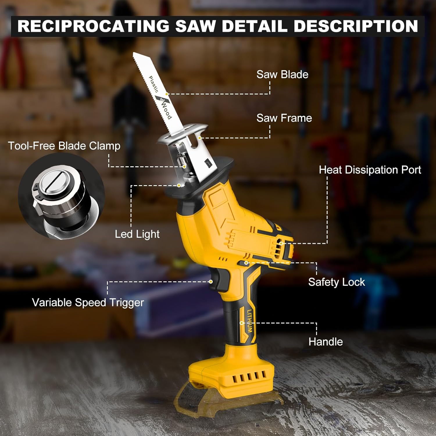 Cordless Reciprocating Saw