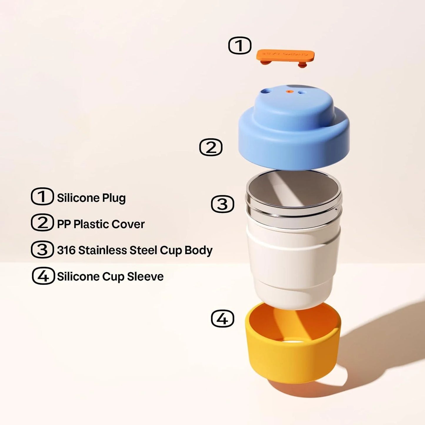 Travel Coffee Mug - 14.2oz/11.2oz - Futu With . . .
